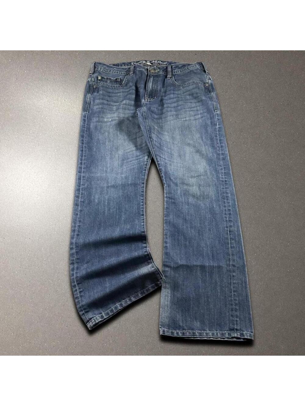 Y2K Rockstar Archive Buffalo Baggy Bootcut Jeans - Fits 36x30!